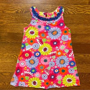 Hanna Andersson Floral Shift Dress Size 80 cm or 2T